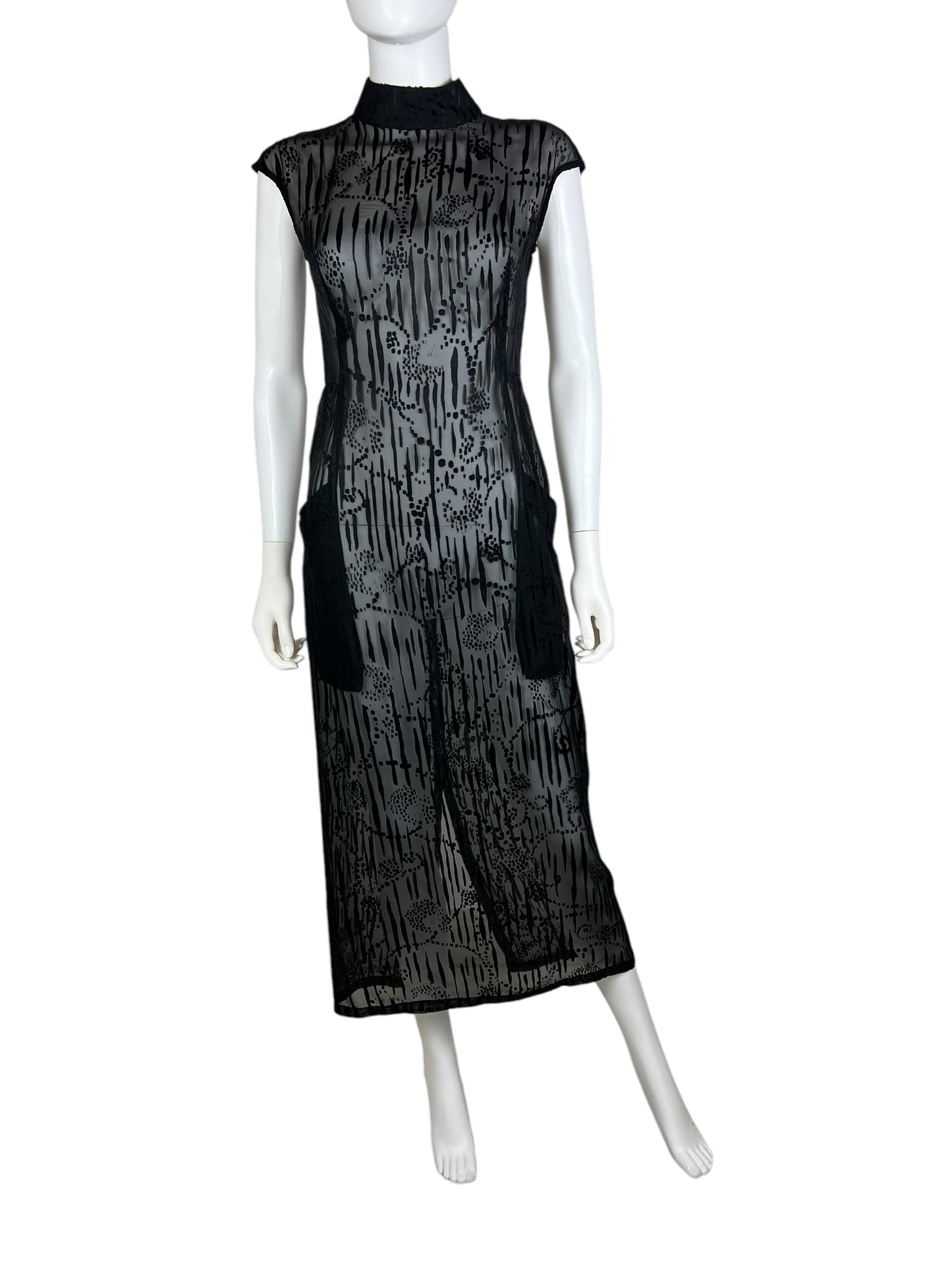 Yohji Yamamoto AW 1997 sheer dress