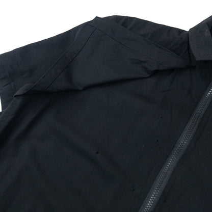 Vintage 2000s Yohji Yamamoto Lightweight Wool Dress Womens Size L | Large, Black