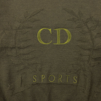 Vintage 90s Dior Sports Embroidered Jumper Size S | Small, Multicoloured