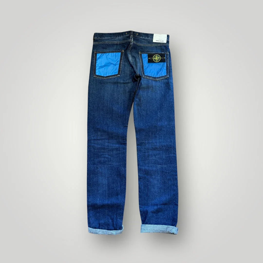 Stone Island AW/11 Reflective Patch Logo Jeans 32x32