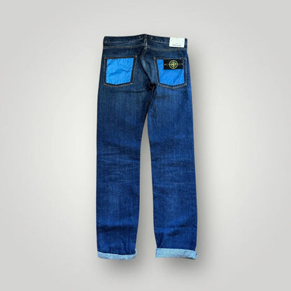 Stone Island AW/11 Reflective Patch Logo Jeans 32x32