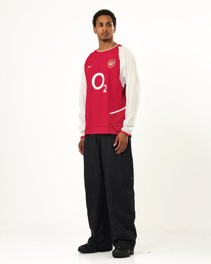 2002-04 Arsenal Player Issue Long Sleeve Nike Home Shirt (L)