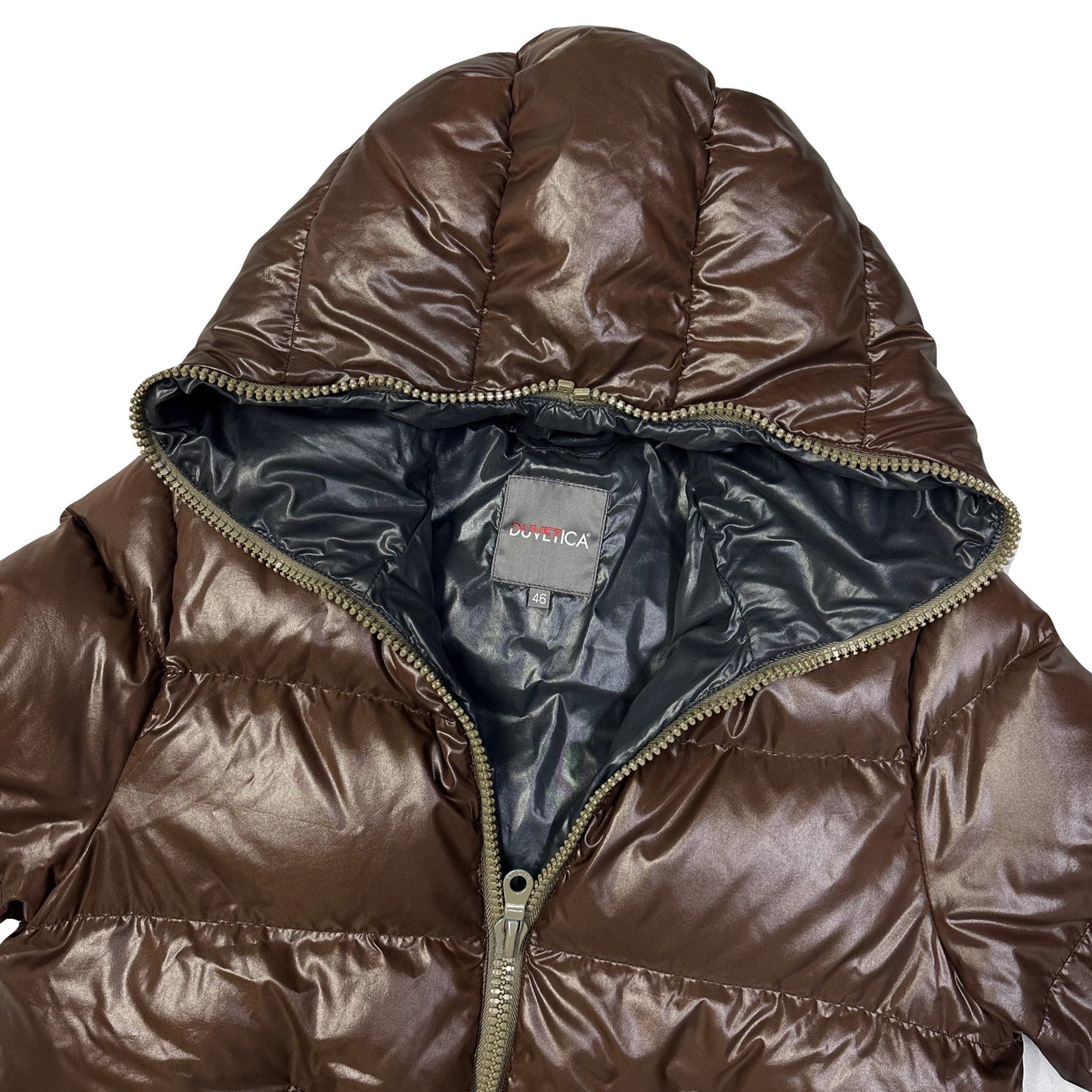 Duvetica Puffer Jacket In Brown ( S )