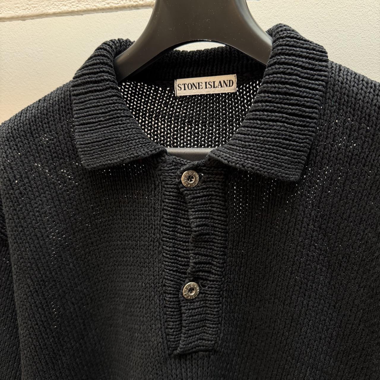 90’s Stone Island Knit Jumper (XL) | Extra Large, Black
