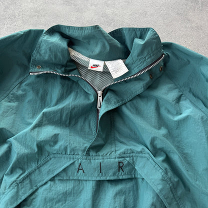 Nike Air RARE 1990s 1/4 zip lightweight spellout shell jacket (L)