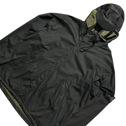 Stone Island Raso Floccato Zip Up Mask Jacket