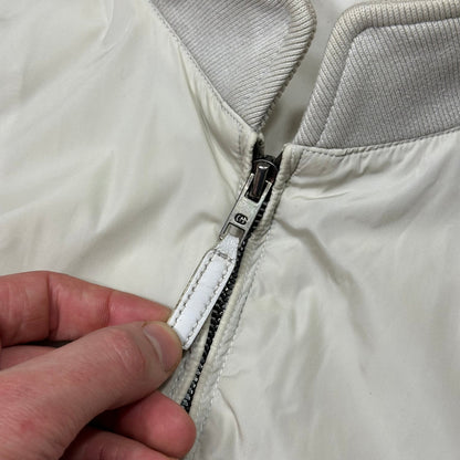 Gucci by Tom Ford 00’s Nylon Military Web Bomber Jacket - M/L | Default Title, White
