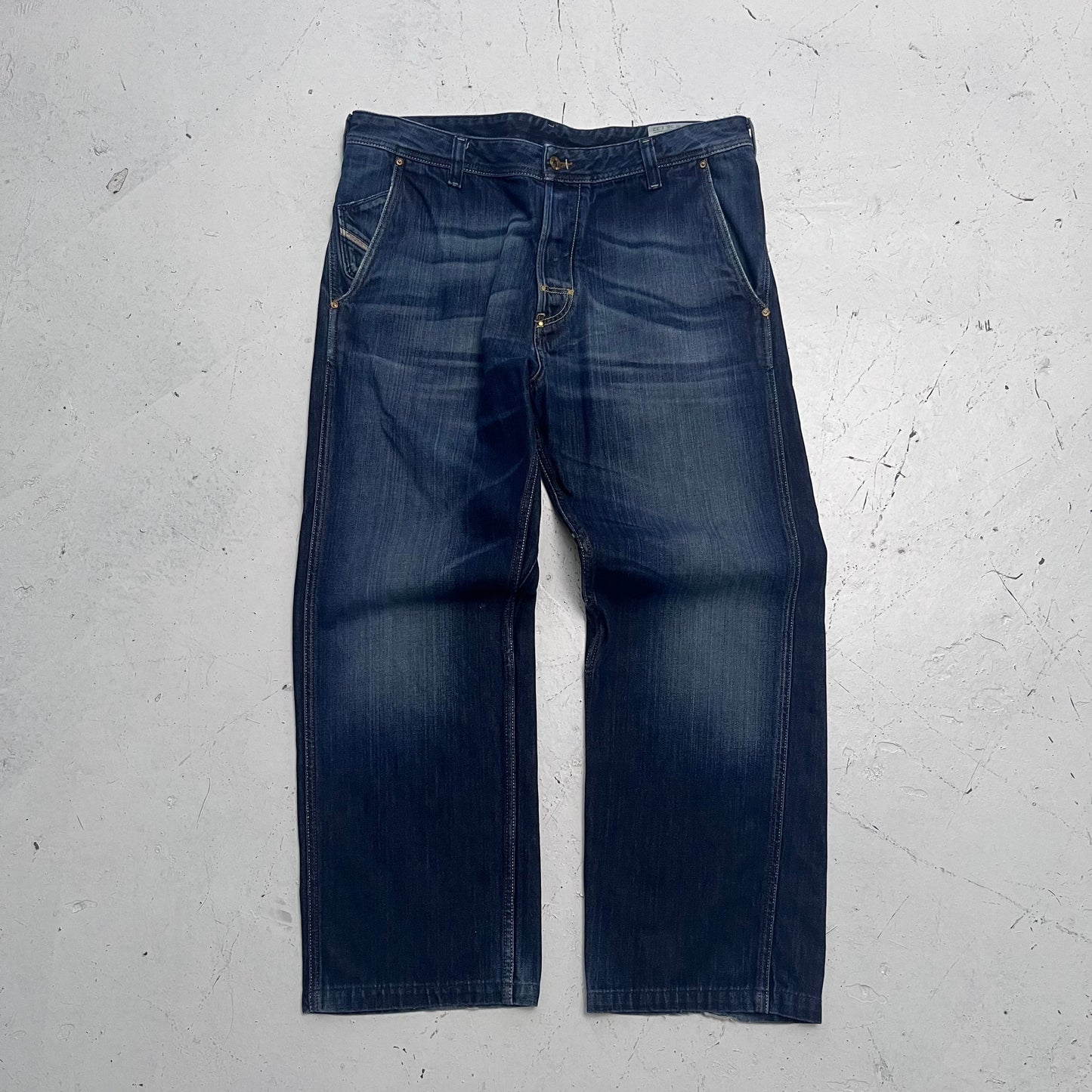 2000s diesel buckleback pheyo jeans | Blue, Blue