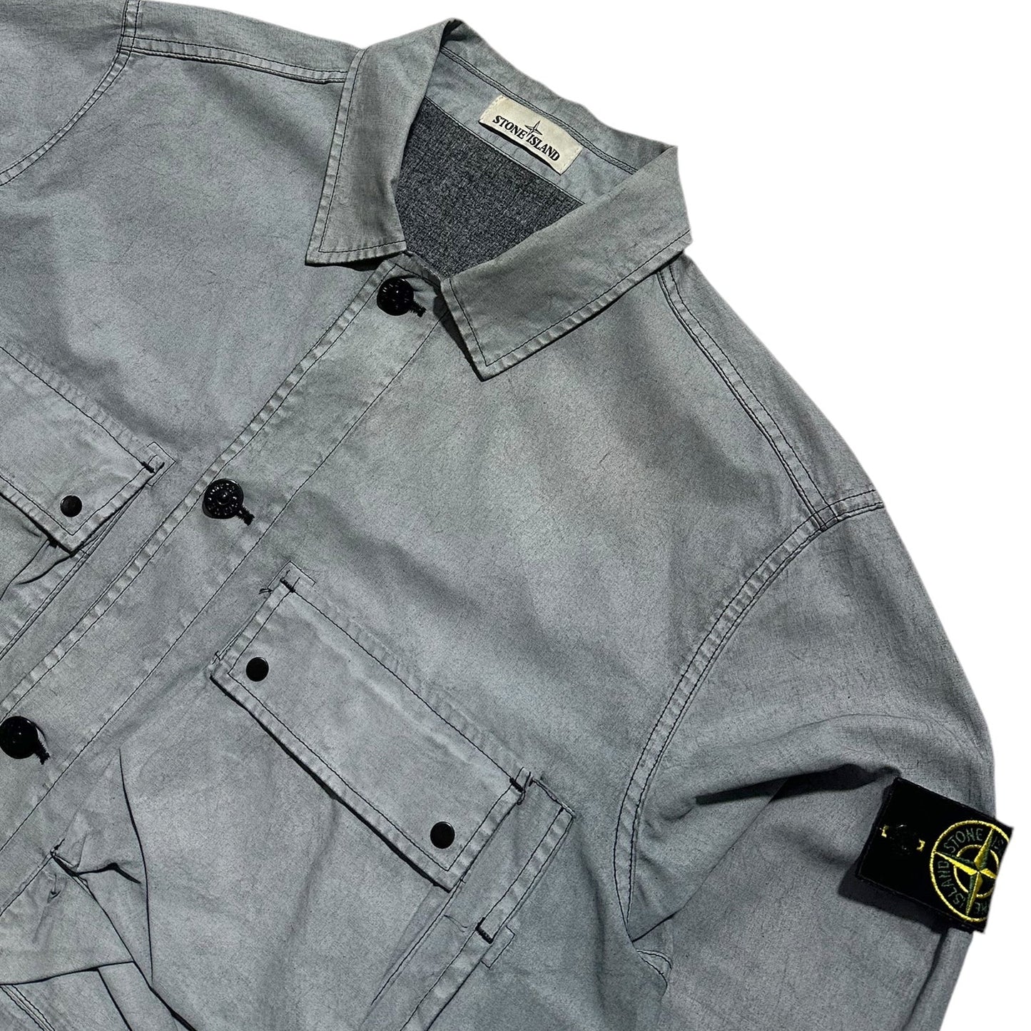 Stone Island Tela Placcata MultiPocket Overshirt