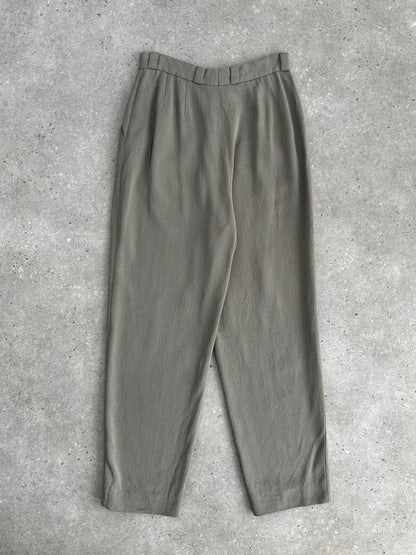 Giorgio Armani High Waisted Tapered Leg Trousers - W24