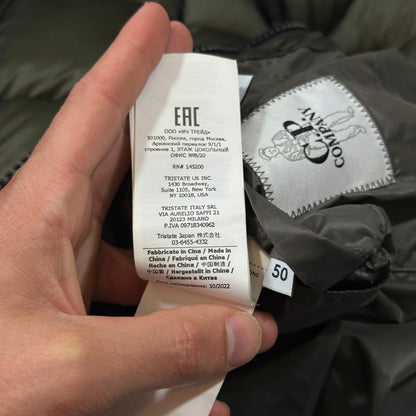 CP Company 2022 DD Shell Opaque Olive Puffer Jacket - IT50 (M/L)