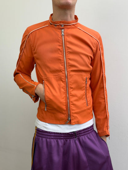 Prada Sport 00s Nylon Biker Jacket | Small, Red