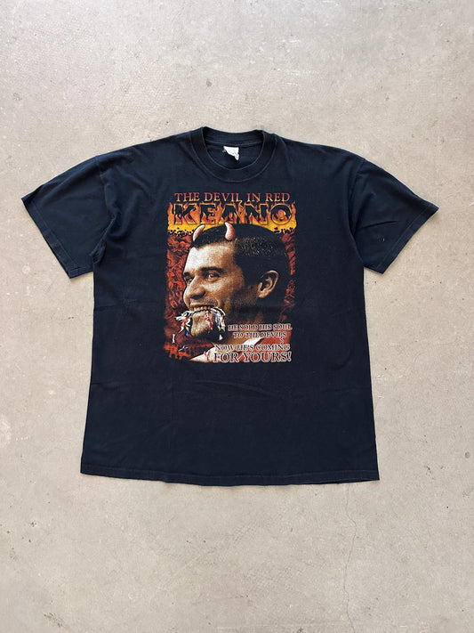 1990's The Devil in Red Keano T-Shirt - XL
