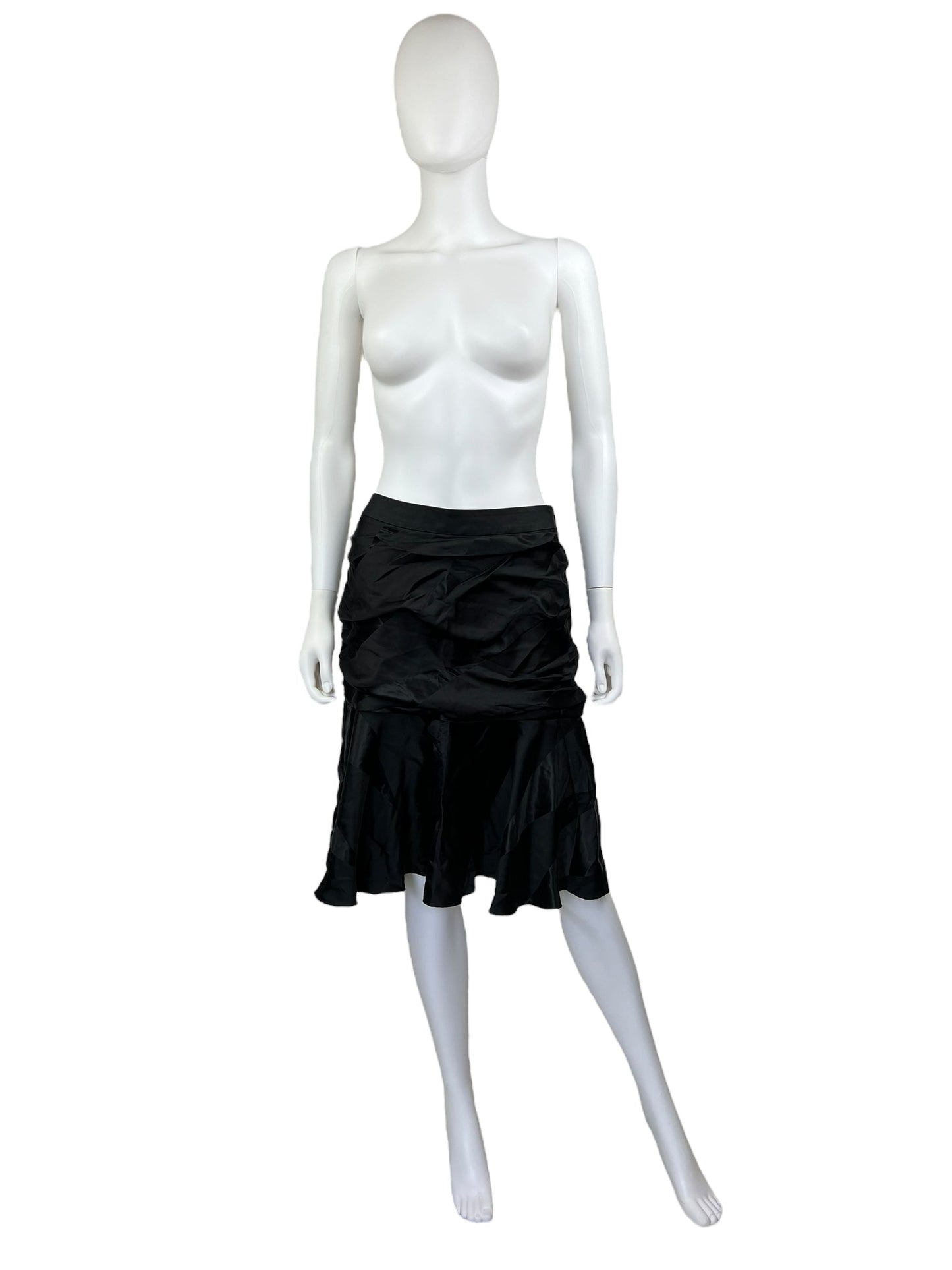 Giorgio Armani silk skirt | Black, Black