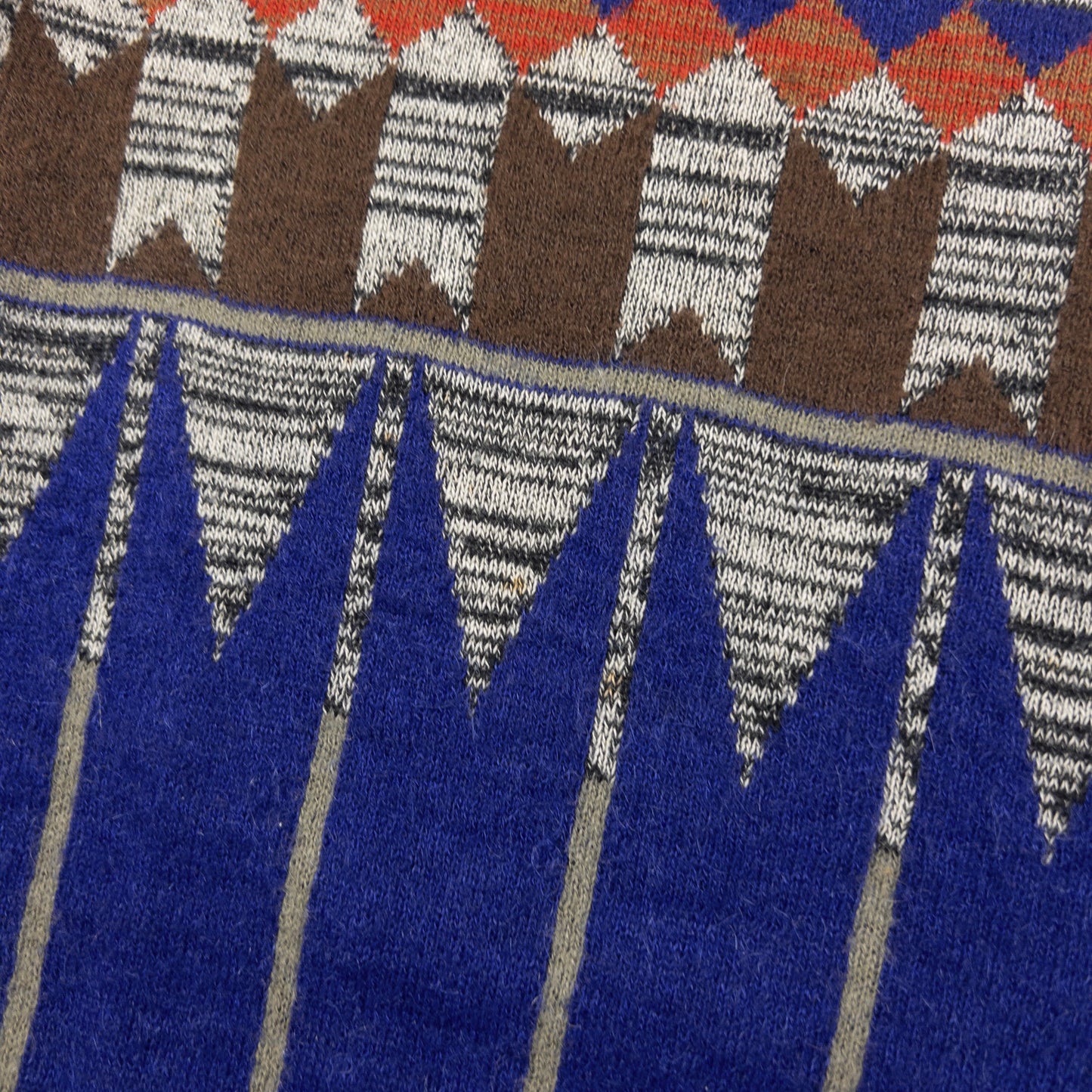 Vintage Issey Miyake Geometric Wool Jumper Size S