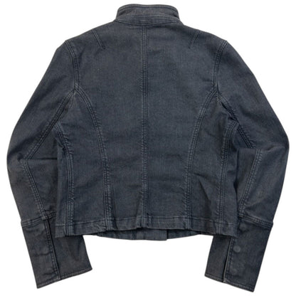 Vintage 2000s Burberry Denim Jacked Womens Size M | Medium, Grey