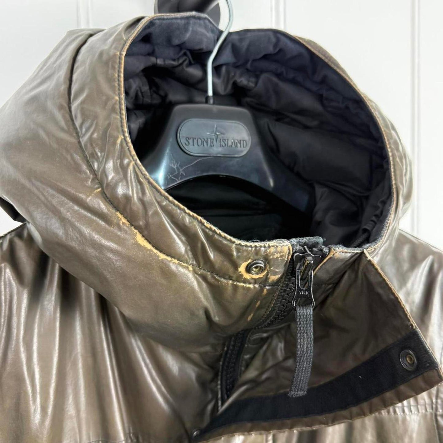 Stone Island Ice Bomber Jacket Brown (M) | Medium, Brown