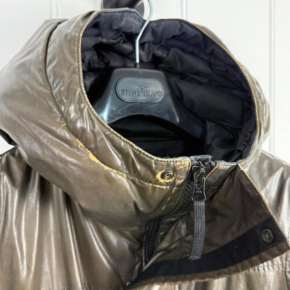 Stone Island Ice Bomber Jacket Brown (M) | Medium, Brown