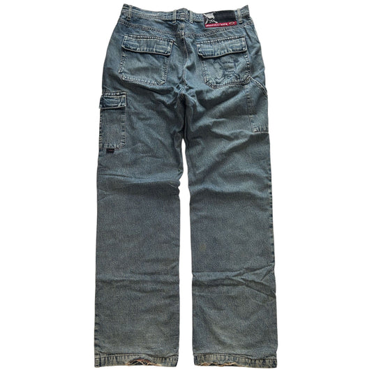 Vintage Oakley Industrial Lined Denim Jeans Size W36
