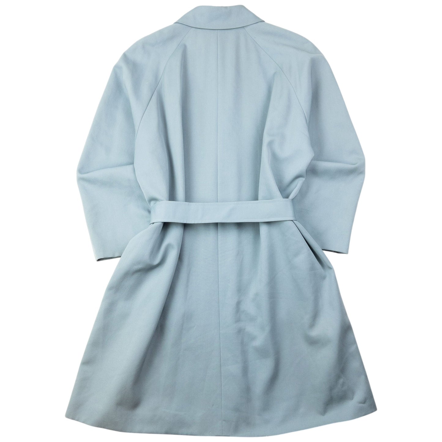 Vintage 80s Yohji Yamamoto Impermeable Belt Waist Trench Jacket Size XL | XL, Blue