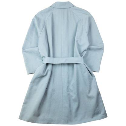 Vintage 80s Yohji Yamamoto Impermeable Belt Waist Trench Jacket Size XL | XL, Blue