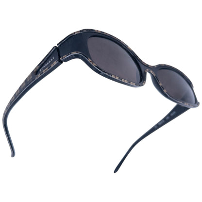 Vintage 2000s Burberry Nova Check Sunglasses | O/S, Black