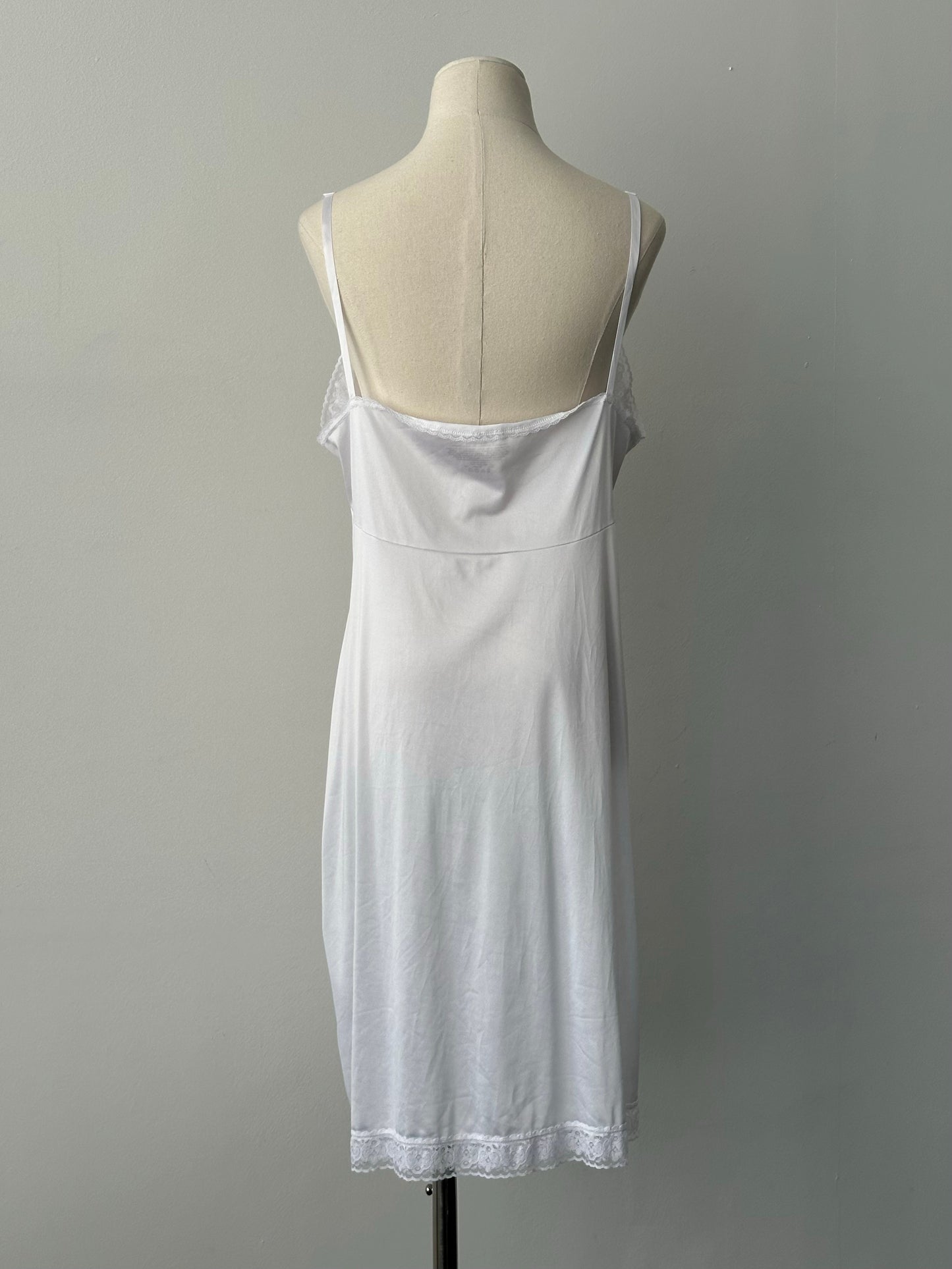 Vintage 1990s Sheer Lace Midi Dress - L