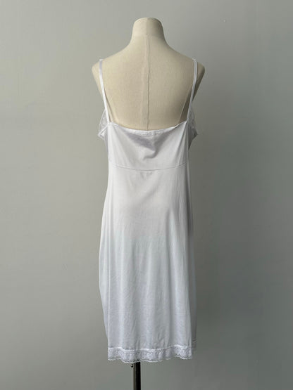 Vintage 1990s Sheer Lace Midi Dress - L