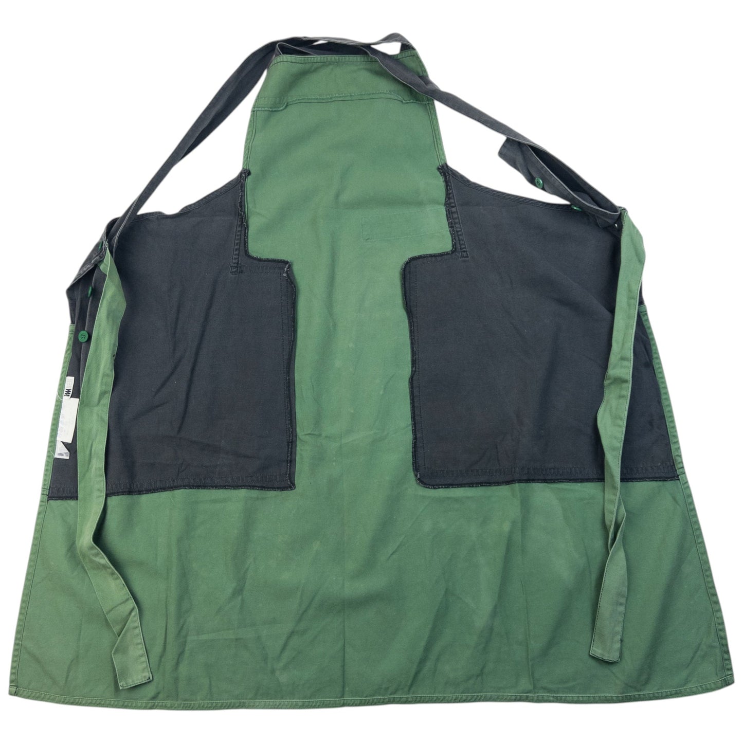 Vintage 90s Issey Miyake Tie Back Apron | O/S, Green