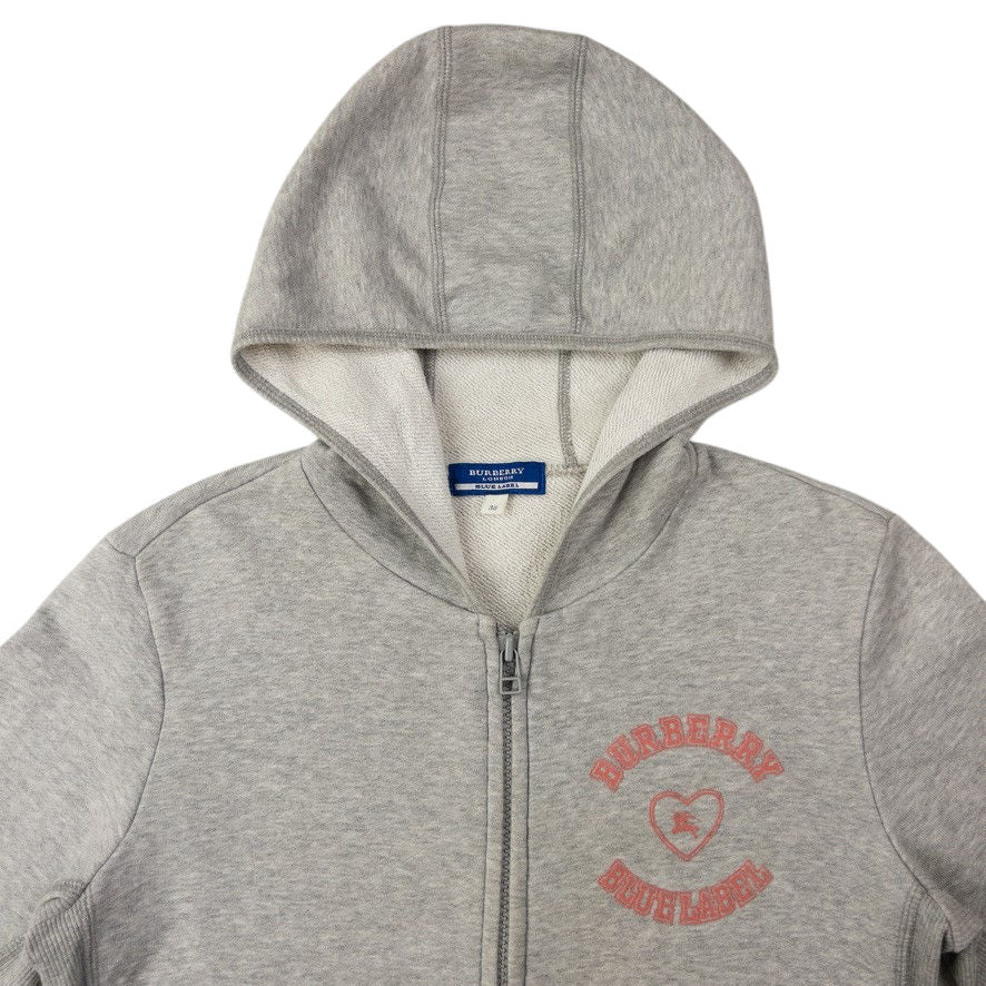 Vintage Burberry Blue Label Zip Up Hoodie Womens Size S