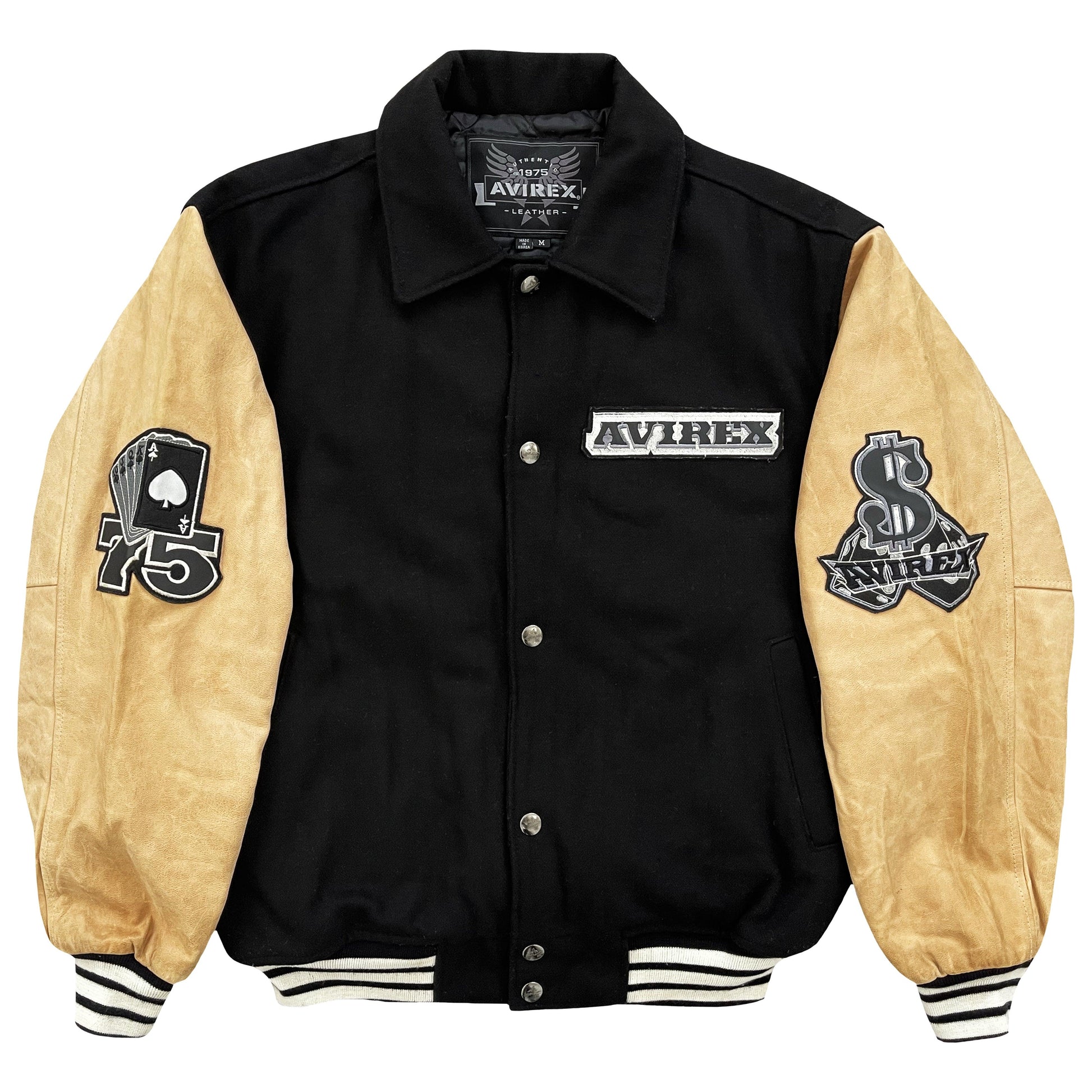 Avirex Wool & Leather Varsity Jacket - Known Source