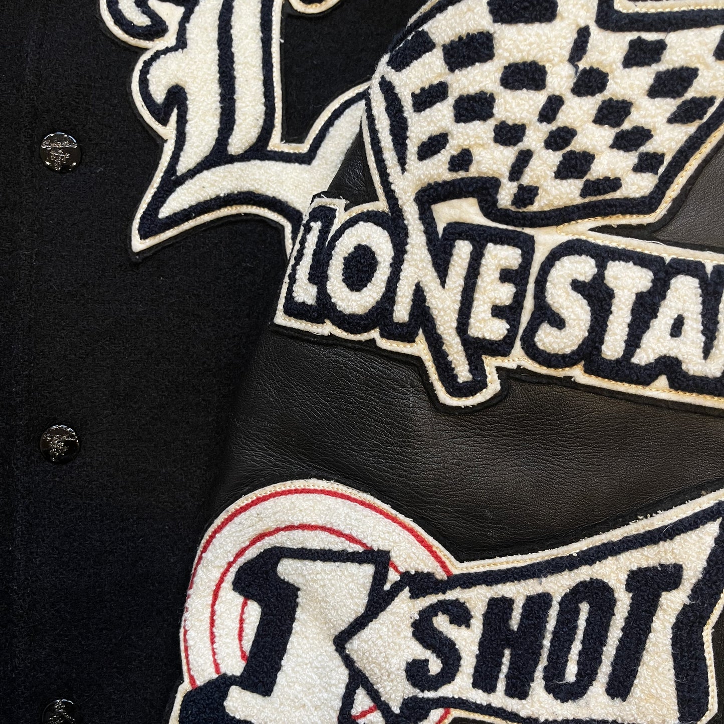 Style Eyes 'Lonestar Choppers MC' Varsity Jacket - L