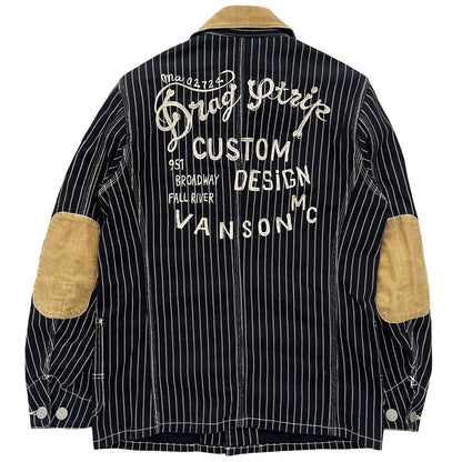 Vanson Leathers Pinstripe Worker Jacket - Known Source