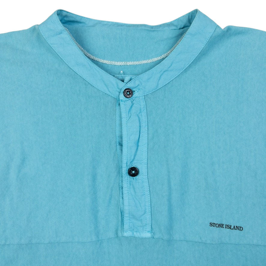 Vintage Stone Island Reversible Long Sleeve Henley Shirt Size M