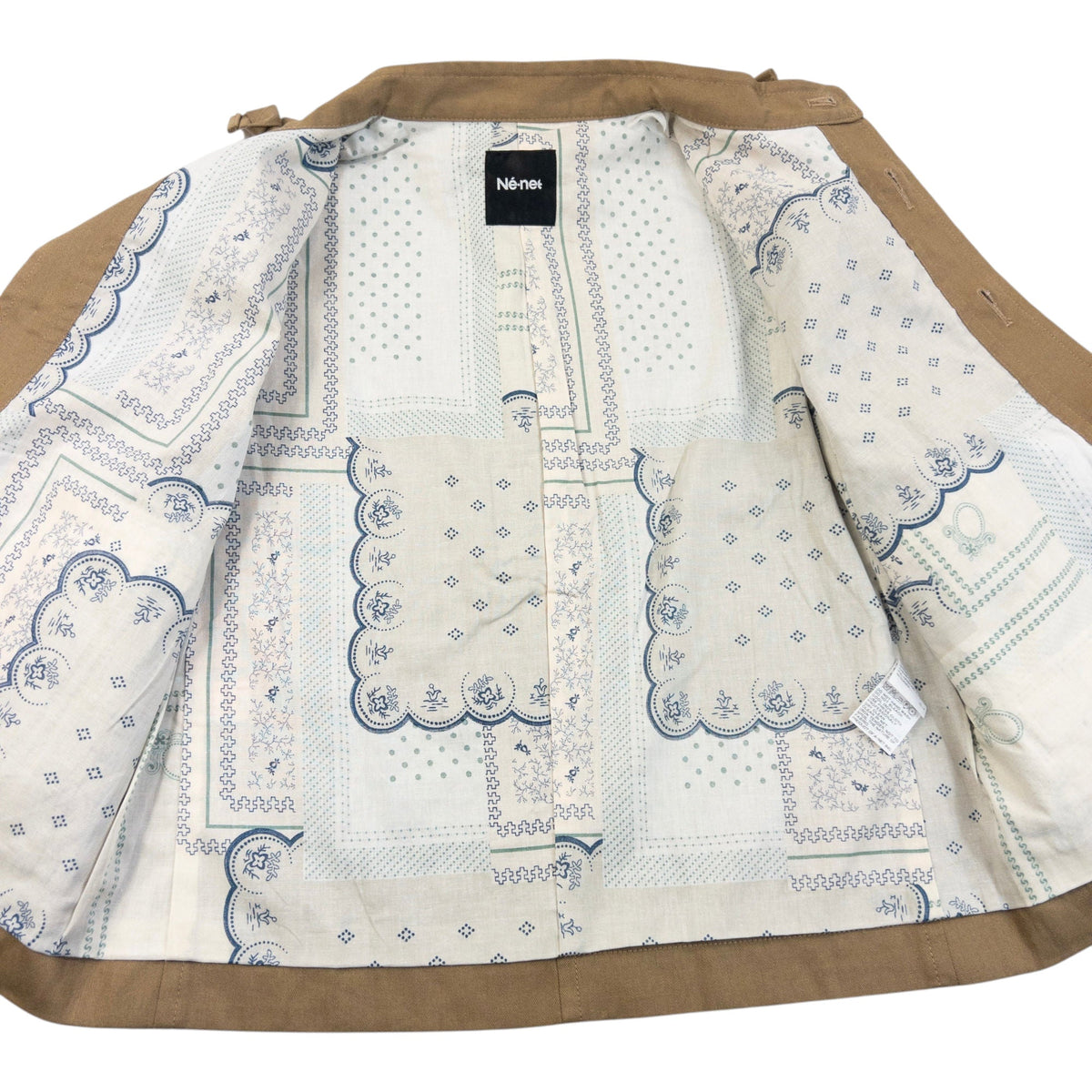Vintage 2000s Ne-Net By Issey Miyake Bow Knot Jacket Womens Size S | Small, Beige
