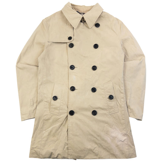 Vintage Burberry Nova Check Lined Trench Jacket Womens Size M | Medium, Beige