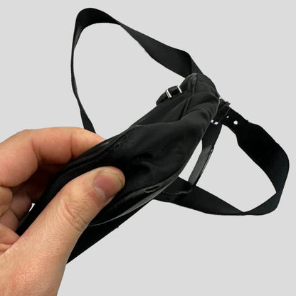 Prada Milano 00’s Nylon & Leather Crossbody Bag