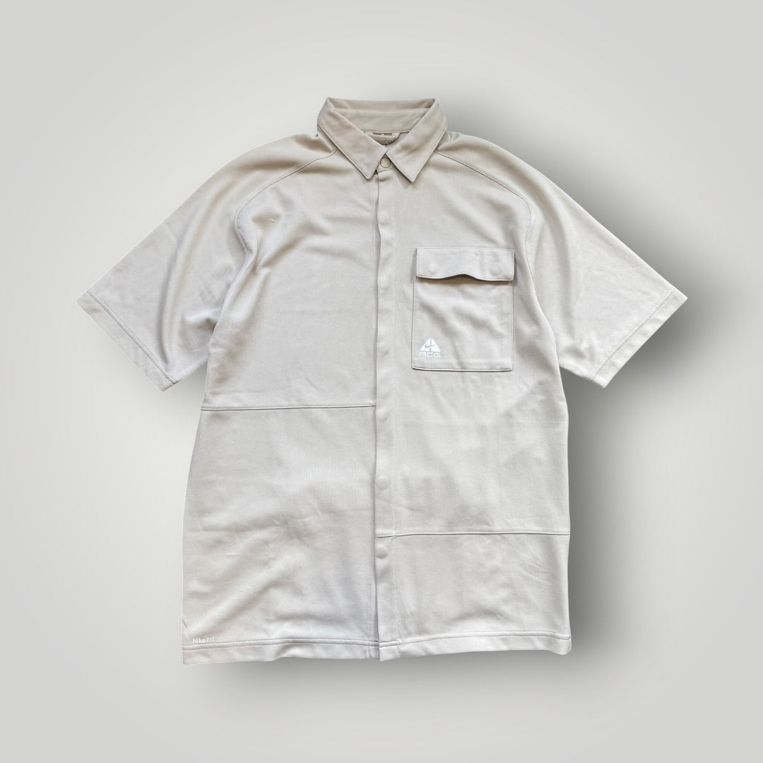 2000's Nike ACG Technical Shirt L | O/S, Cream
