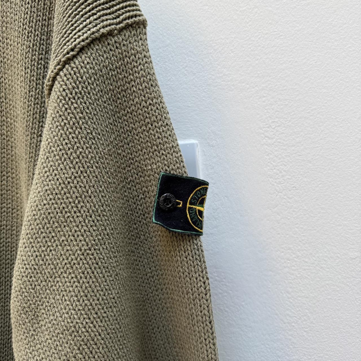 1999 Stone Island Cable Knit Jumper (XL) | Extra Large, Green