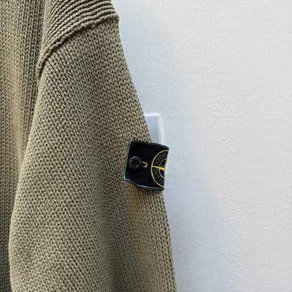 1999 Stone Island Cable Knit Jumper (XL) | Extra Large, Green