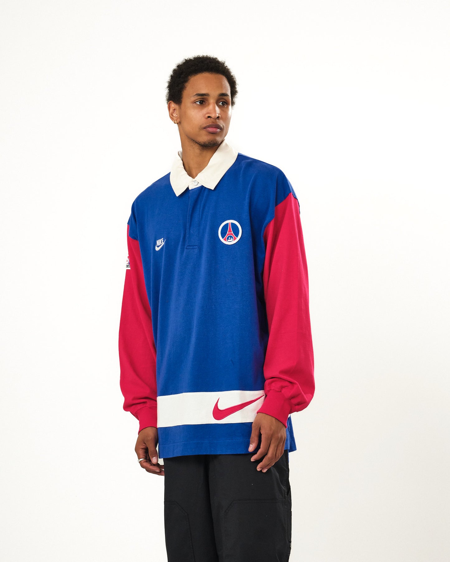 1990's PSG Long Sleeve Polo Top (XL)
