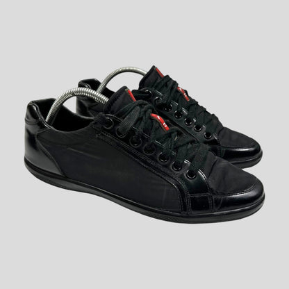 Prada Sport Leather & Nylon Low Trainer - UK9