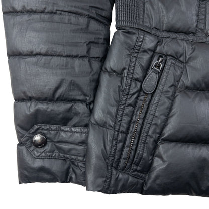 Vintage Burberry Brit Zip Up Puffer Jacket Womens Size S