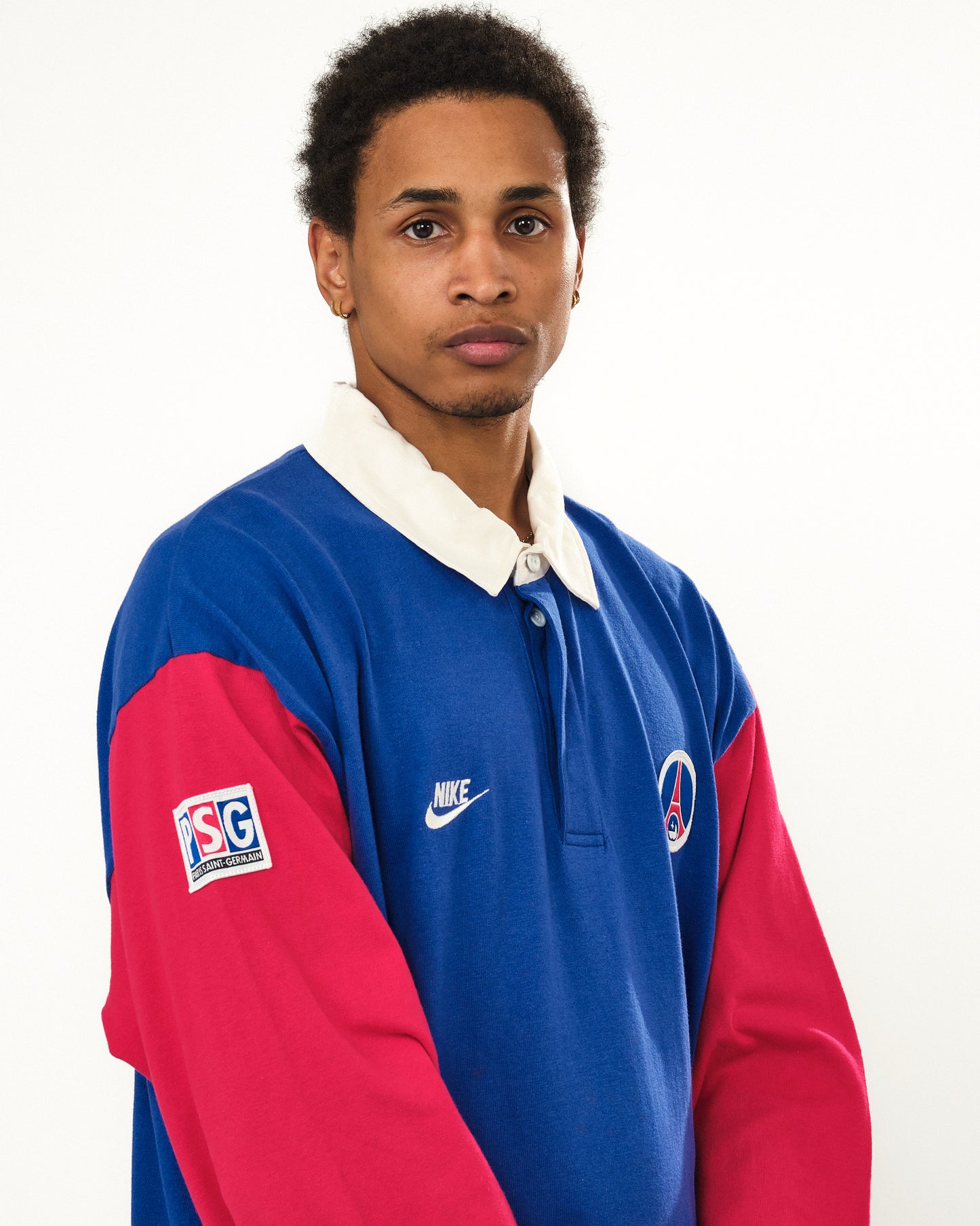 1990's PSG Long Sleeve Polo Top (XL)