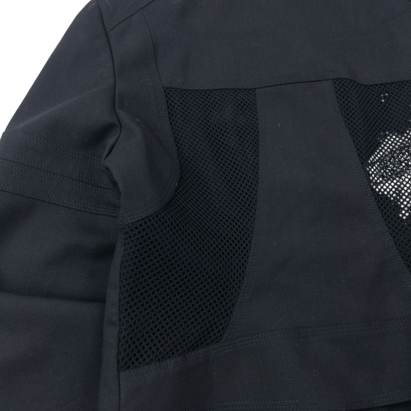 Vintage 2002 Gianni Versace by Donatella Versace Mesh Jacket Womens Size M | Medium, Black