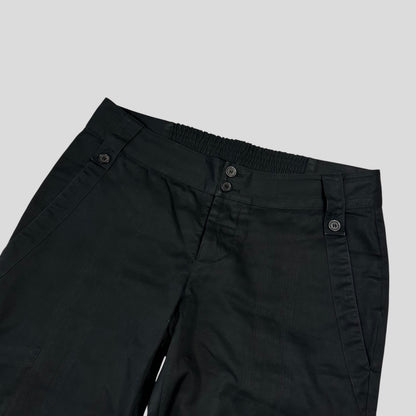 Gucci by Tom Ford 2002 Panelled Black Smart Trousers - IT40 | Default Title, Black