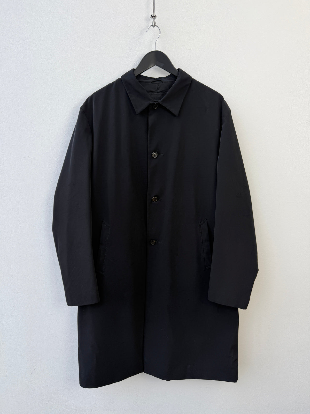 Prada 90s Trench Coat | O/S, Black