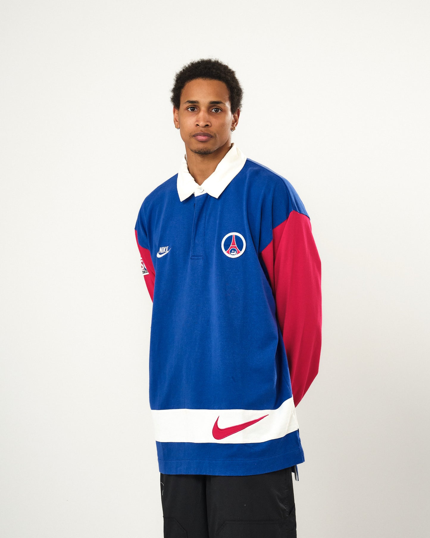 1990's PSG Long Sleeve Polo Top (XL)