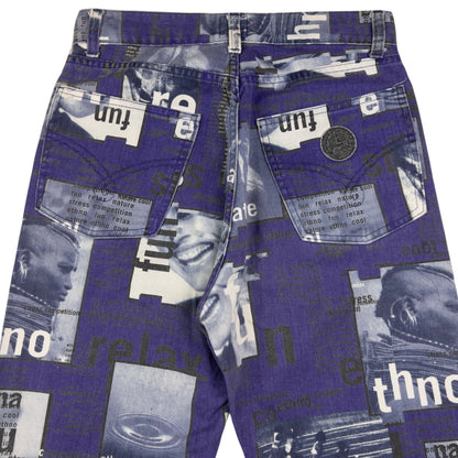 Vintage Moschino Jeans Graphic Print Jeans Size W26