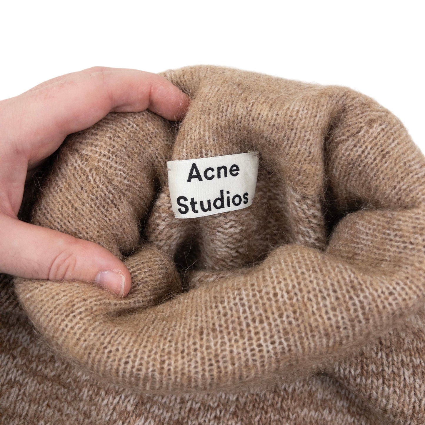 Vintage Acne Studios Wool Knit Turtleneck Jumper Size XS